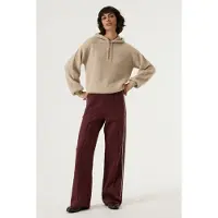 Garcia V260315 femme Pantalon, XXL, Rouge, Wide fit