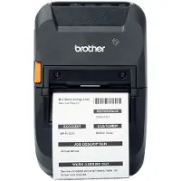 Brother 3INCH 203DPI MOBILE LABEL AND (USB), Imprimante de caisse, Noir