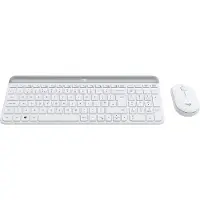 Logitech MK470 Slim Combo ? ensemble clavier-souris sans fil - Taille réelle (100%) - Sans fil - Sans fil RF,