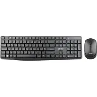 Ultron 364180 UMC-300 wireless SET Desktop (Tast + Maus) schwarz