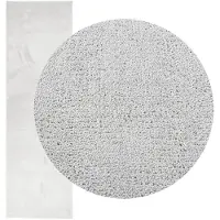 vidaXL Tapis OVIEDO à poils courts gris 80x250 cm