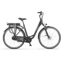 Puch E-Folk N7 - Vélo électrique - 28 pouces - Moteur 250W - Autonomie 120 km - 7 vitesses - Batterie 468Wh - Cadre bas - Noir