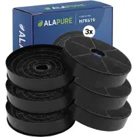 Alapure Filtre à charbon actif HFK619 compatible avec les modèles KFC6918 / 35602061 / 49028857 / KFC6918