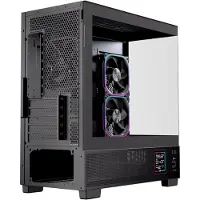 Einarex EXCS-SM-51DR-B, Micro Tower, PC, Noir, Micro ATX, Mini-ITX, Acier, Verre trempé, 2,5, 3,5 pouces