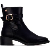 Xti pour femme. 13056701-NEGRO Bottines 130567 noir (37), 3 à 5 cm, Fermeture éclair, Classique