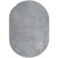 vidaXL Tapis shaggy à poils longs NAVARRA gris argenté 300x200 cm