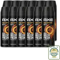 Axe 12 sprays déodorants Dark Temptation, 150 ml - Pack économique - 12 pièces