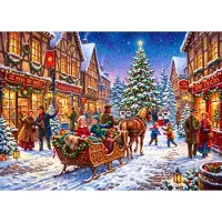 Bluebird Puzzle Puzzle Noël au Centre du Village - 500 à 999 pièces