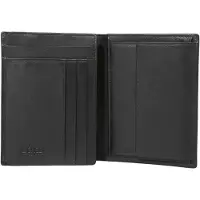 L.credi porte-monnaie David Wallet Black noir