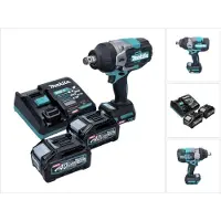Makita TW 001 GM201 Clé à choc sans fil 40 V max. 1800 Nm Brushless XGT + 2x batterie 4,0 Ah + chargeur