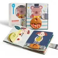 Taf Toys Livre d'Activités pour Tout-Petits 1-3, Livre Montessori avec 15 Activités - Concepts d'Opposés -