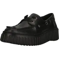 Clarks Shoes Torhill Boat 26329433, chaussures bateau noires à lacets pour femmes, taille 37,5