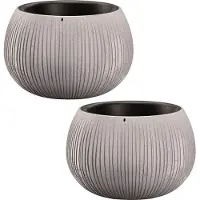Wellhome Pot De Fleur Beton 2 Unités