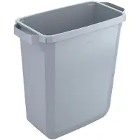 Durable Conteneur à déchets DURABIN 60L rectangle, Gris, 1800496050