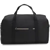 BOSS Sac de voyage en tissu structuré à logo et rayures emblématiques