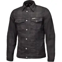 Held Woodland Noir Gris Chemise de Moto Taille L