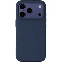 Accezz Coque Liquid Silicone avec MagSafe pour Apple iPhone 18 Pro Max / 17 Pro Max - Bleu foncé