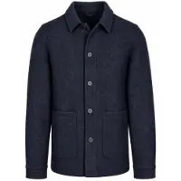 Suitable Surchemise Laine Bouclée Bleu Marine