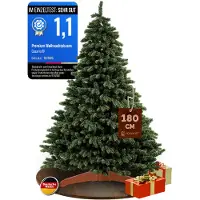 Casaria Sapin de Noël artificiel Premium XL 180x110cm