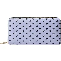 Clayre & Eef Portefeuille en polyuréthane, motif cœur, 10x19 cm, blanc et noir, marque , modèle JZPULBS-03