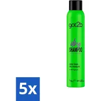 Schwarzkopf Got2B - Shampooing sec - Extra frais - 200 ml - Pack avantage - 5 pièces