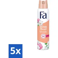 Fa Pflege Fa – Divine Moments – Déodorant spray – Fleur de camélia sauvage – 150 ml - Pack économique - 5 pièces