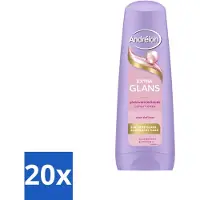 Unilever 20 flacons de revitalisant Andrélon Extra Brillance - 200 ml - Pack économique - 20 pièces