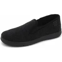 Rohde Chaussons d'intérieur pour hommes, modèle fermé, en laine (feutre), couleur noire - Chaussons d'intérieur pour hommes, modèle "hutte", couleur noire