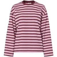 Pieces T-shirt 'PCSadie' lilas / rouge foncé