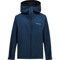 Peak Performance - Veste de ski 3 couches imperméable et coupe-vent - M Maroon 3L Jacket Blue Shadow - Taille XL - Navy