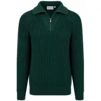 Suitable Pull-over vert foncé