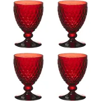Villeroy & Boch Vorteilset 4 Stück Boston coloured Verre à vin rouge cristal rouge 1173090020
