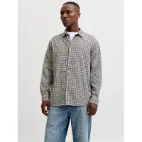 Jack & Jones Chemise 'JJCARTER' noir / blanc cassé
