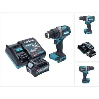Makita Perceuse-visseuse à percussion sans fil HP 002 GD101 40 V 64 Nm sans balais + 1 batterie 2,5 Ah + chargeur