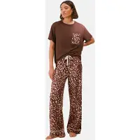 Friends Like These Pyjama brun foncé / blanc
