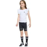 Adidas Originals Ensemble de sport Lace Cycling Short Tee Set "White / Black" pour Fille