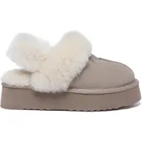 EVER AU Pantoufle 'Fantail' beige