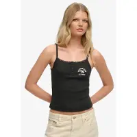 Superdry Haut noir / blanc