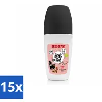 Marcels Green Soap 15 déodorants roll-on "Marcel's Green Soap" aux argan et oud, 50 ml - Pack avantage - 15 pièces