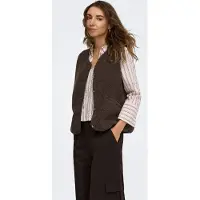 ONLY Gilet 'ONLBaby' marron