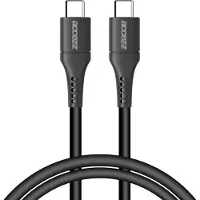 Accezz Câble USB-C vers USB-C - 1 mètre - Noir