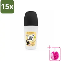 Marcels Green Soap 15 déodorants roll-on "Marcel's Green Soap" - Vanille et cerisier - 50 ml - Lot économique - 15 pièces