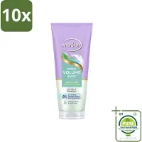 Unilever 10 x Shampooing volumisant Andrélon Kokos, format gommage - 200 ml - Lot de 10 pièces