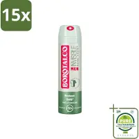 Borotalco 15 vaporisateurs déodorants Men Musk - 150 ml - Lot de 15 pièces