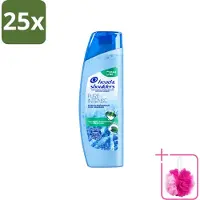 Head & shoulders 25 flacons de shampooing antipelliculaire Pure Intense, effet rafraîchissant, 250 ml - Pack économique - 25 pièces