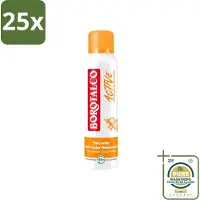 Borotalco 25 sprays déodorants , parfum Active Mandarin & Neroli, format frais, 150 ml - Pack économique - 25 pièces