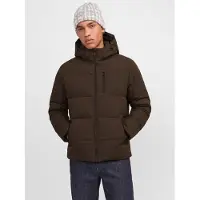 Jack & Jones Veste d’hiver 'JJEBECKS' brun foncé