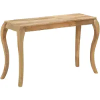 vidaXL Table console 118x38x76 cm bois massif mangue