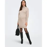 ONLY Maternity Robes en maille noisette