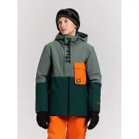 Protest PRTDylans JR - Veste de ski/snowboard pour enfant, couleur verte, taille 164